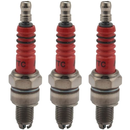 3pcs A7tc, Triple Electrode Pour Gy6 50 Cc 70cc 90 Cc 110cc 125 Cc 150cc Vtt Dirt Bikes & Kazuma Rok