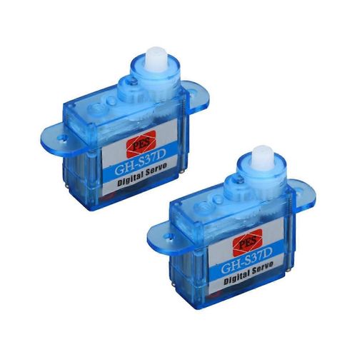 2 Pcs - S37D 3.7G Servo Numérique Miniature Servo pour RC Avion Trex 250 Hélicoptère Bateau Voiture