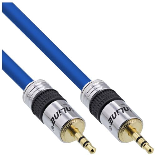 InLine Premium - Câble audio - mini-phone stereo 3.5 mm mâle pour mini-phone stereo 3.5 mm mâle - 50 cm - double blindage