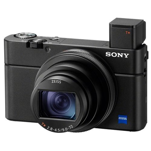 Appareil photo CompactRX100 VII - Appareil photo numérique - compact - 20.1 MP - 4K / 30 pi/s - 8x zoom optique - ZEISS - Wi-Fi, NFC, Bluetooth - noir