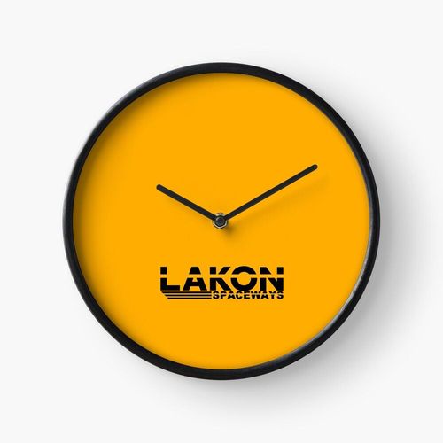 Horloge Murale Voies spatiales Lakon - Elite Dangerous 30cm Décoration Artistique pour Cheminée, Maison, Chambre et Bure