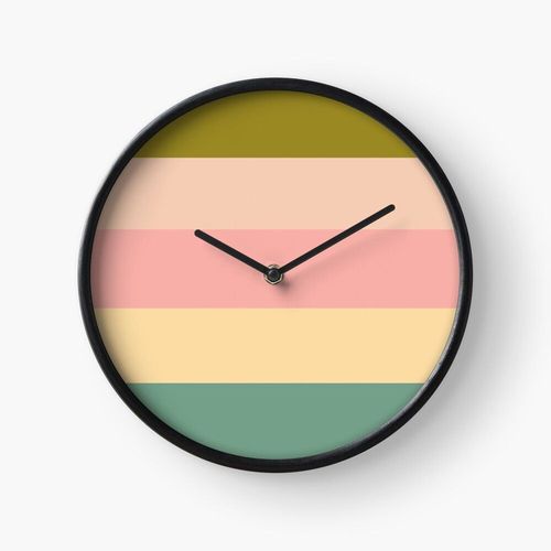 Horloge Murale Wes Anderson 30cm Décoration Artistique pour Cheminée, Maison, Chambre et Bure