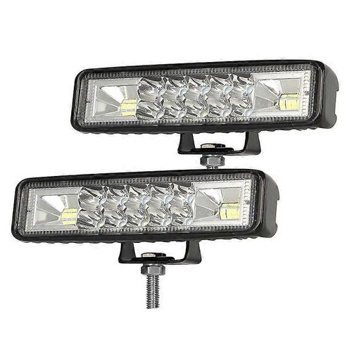 Barre Lumineuse Led De Voiture De 6 Pouces, Projecteur 120w, Lumière Du Jour Blanche 6000k, Feu De Brouillard Hors Route Pour Voiture De Camion Mo