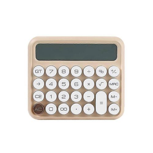 12 Chiffres Commutateur Mécanique Calculatrice LCD Affichage Ordinateur De Bureau Bouton Calculatrice Financière B