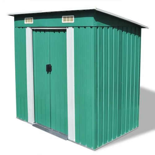 Abri De Jardin Métal Vert