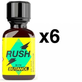 Poppers Rush Butanol 24 Ml X6