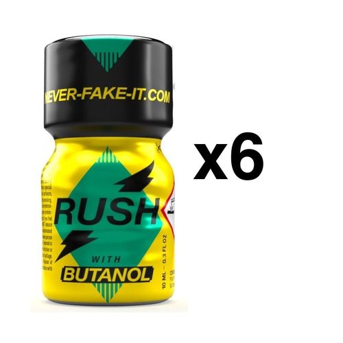 Poppers Rush Butanol 10 Ml X6