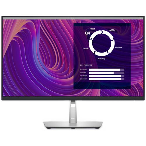 Dell P2723D - Écran LED - 27" (26.96" visualisable) - 2560 x 1440 QHD @ 60 Hz - IPS - 350 cd/m² - 1000:1 - 5 ms - HDMI, DisplayPort - Conformité TAA - avec 3 ans de garantie de base Advanced...