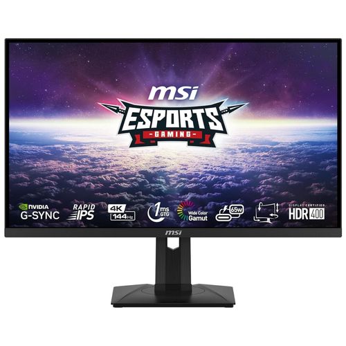 MSI MAG 274UPF - Écran LCD - USB - 27" - 3840 x 2160 4K @ 144 Hz - Fast IPS - 400 cd/m² - 1000:1 - DisplayHDR 400 - 1 ms - HDMI, DisplayPort, USB-C - noir