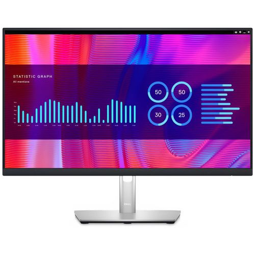 Dell P2423DE - Écran LED - 24" (23.8" visualisable) - 2560 x 1440 QHD @ 60 Hz - IPS - 300 cd/m² - 1000:1 - 5 ms - HDMI, DisplayPort, USB-C - noir - Conformité TAA - avec 3 ans de service...