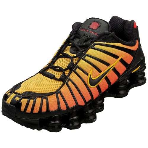 Chaussures Nike Shox Tl Noir Jaune Baskets