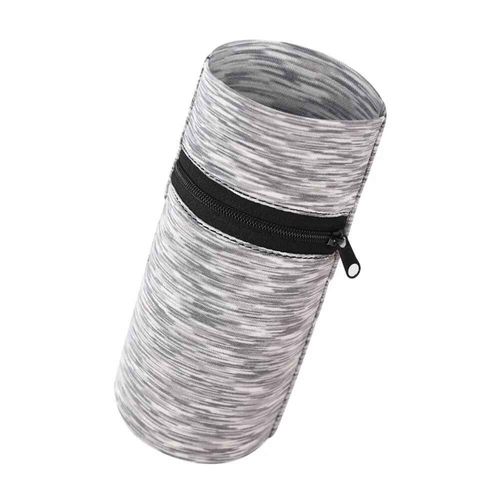 Sac De Course Léger À Fermeture Éclair,1 Pièce,Portefeuille En Pour Téléphone,Carte Clé,Bandeau De Gymnastique,Fitness,Sport,Cyclisme,Brassard - Type Gray