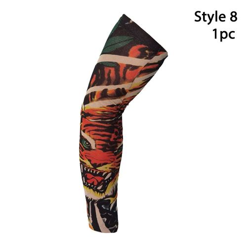 Manchons De Bras À Fleurs De Protection Solaire,Refroidissement D'été,Sport De Plein Air,Protection Uv,Course À Pied,Tatouage,1 Pièce #I