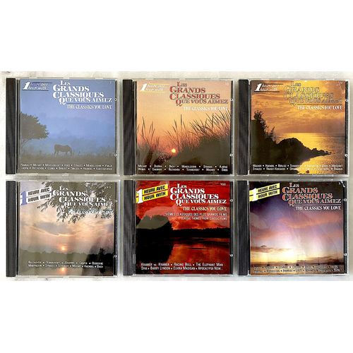 Lot De 6 Cd De La Collection : Les Grands Classiques Que Vous Aimez • The Classics You Love