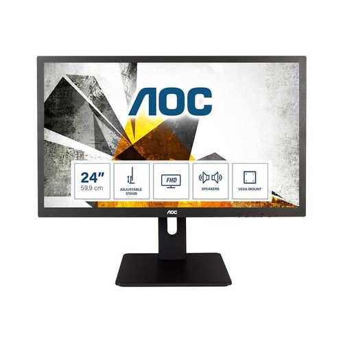 AOC Pro-line E2475PWJ - Écran LED - 23.6" - 1920 x 1080 Full HD (1080p) @ 60 Hz - 250 cd/m² - 1000:1 - 2 ms - HDMI, DVI, VGA - haut-parleurs