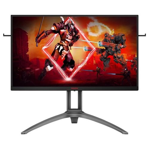 AOC Gaming AG273QX - AGON Series - écran LED - jeux - 27" - 2560 x 1440 WQHD @ 165 Hz - VA - 400 cd/m² - 3000:1 - DisplayHDR 400 - 4 ms - HDMI, DisplayPort - haut-parleurs - noir, rouge
