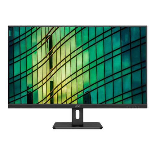 AOC U32E2N - Écran LED - 32" (31.5" visualisable) - 3840 x 2160 4K @ 60 Hz - VA - 350 cd/m² - 2500:1 - 4 ms - 2xHDMI, DisplayPort - haut-parleurs - noir