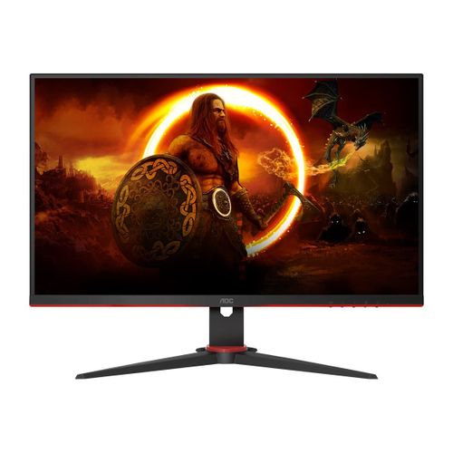 AOC Gaming 24G2AE/BK - Écran LED - jeux - 24" (23.8" visualisable) - 1920 x 1080 Full HD (1080p) @ 144 Hz - IPS - 250 cd/m² - 1000:1 - 1 ms - 2xHDMI, VGA, DisplayPort - haut-parleurs - noir...
