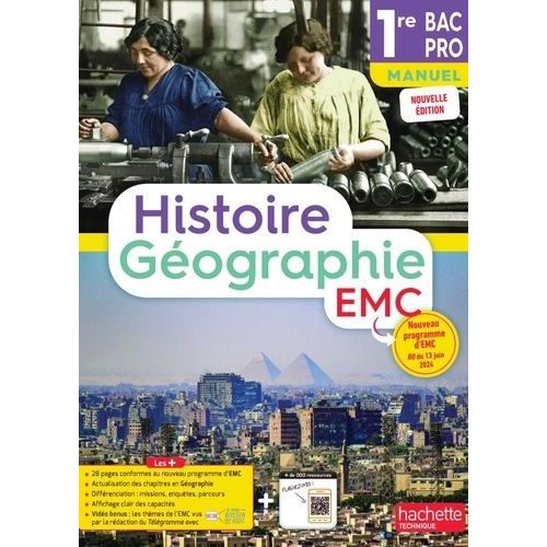 Histoire-Géographie-Emc 1re Bac Pro