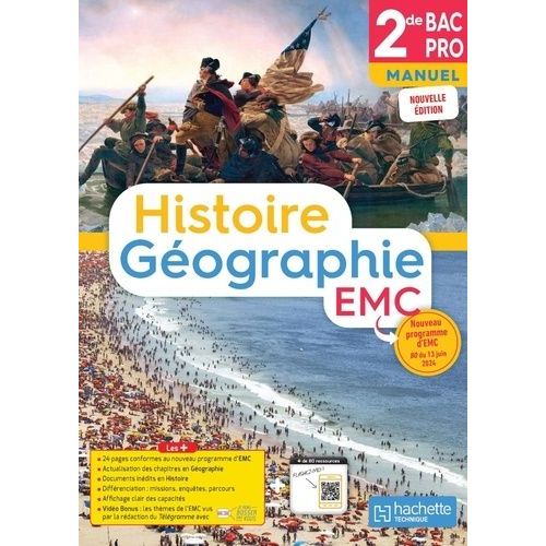 Histoire-Géographie Emc 2de Bac Pro - Manuel