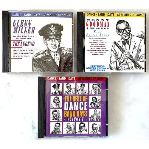 Lot De Trois Cd De La Collection : Dance • Band • Days 60 Minutes Of Swing