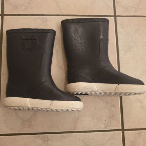 Botte En Caoutchouc Enfant Bleu Marine Taille 26