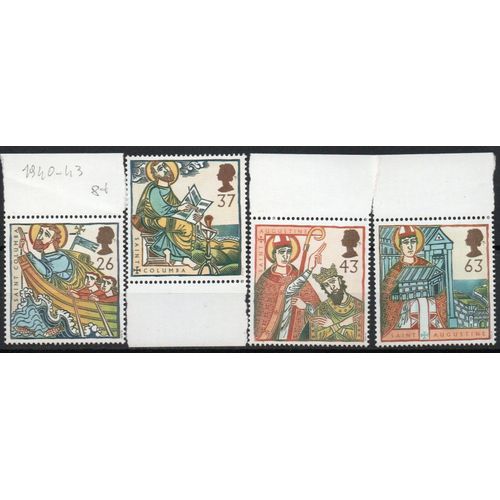 Royaume-Uni Timbres Les Missionnaires 1997