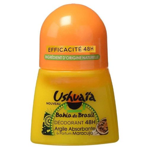 Ushuaïa - Déodorant À Bille - Argile Absorbante & Parfum Maracuja - 