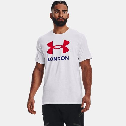Tee-Shirt Under Armour London City Pour Homme Blanc / Rouge / Royal S