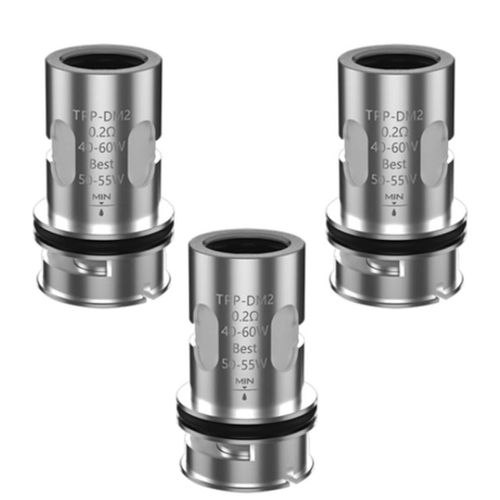 3 Pi¿¿Ces TPP DM2 Bobines de 0.2Ohm R¿¿Sistance DL Bobine 40-60W pour Drag 3 Drag X plus Drag X S Pro Pod Mod, TPP-DM2 0.2Ohm