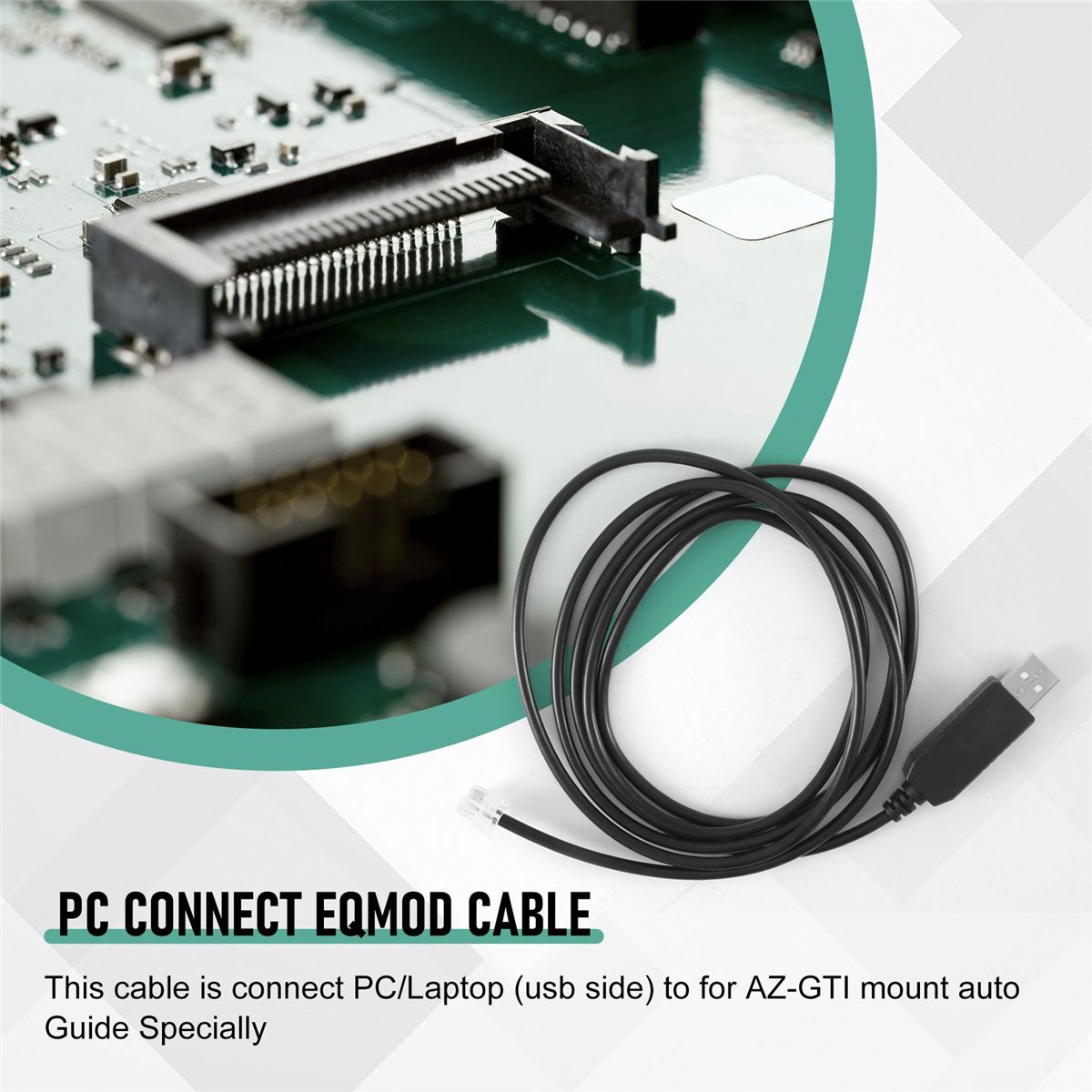 Adaptateur USB Vers Rj11 Rj12 6P4C C?ble de Contr?Le SRie ... - 5