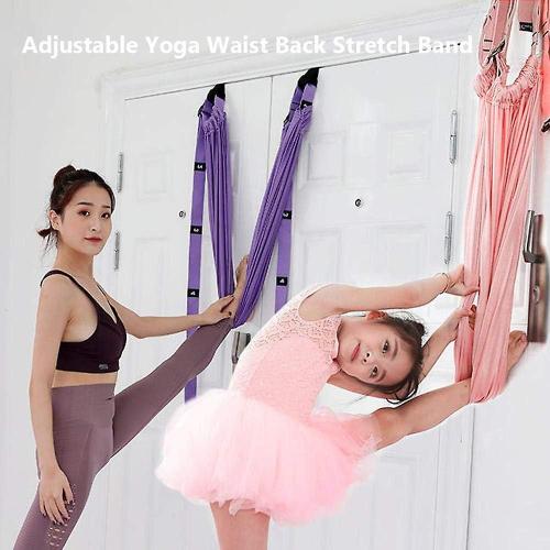 DYG Sangle de yoga aérienne Hamac de yoga Balançoire de yoga Bande  extensible anti-gravité pour exercices d'inversion Flexibilité pour les  amateurs de yoga Pilate Vert