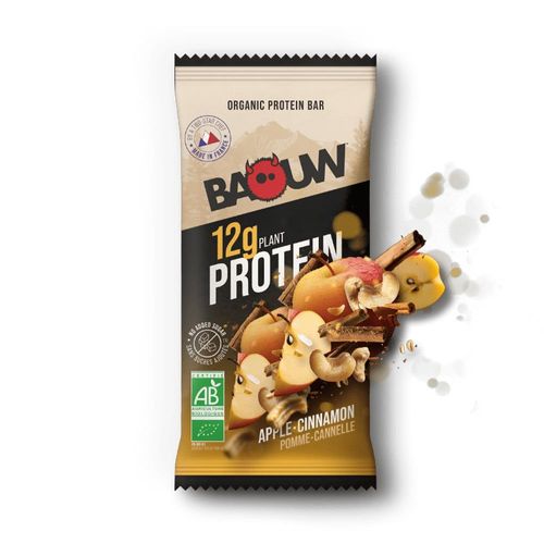 Barres Protéinées Bio (50g)|Pomme Cannelle| Barres Protéinées|Baouw 