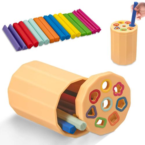 Documents D'apprentissage Montessori En Silicone Et Trieur De Formes, Jouets De Tri Pour Les Tout-Petits, Développement Mentaires Oriel De La Motricité Fine, Jeux D'association--Silicone Sorter Toys