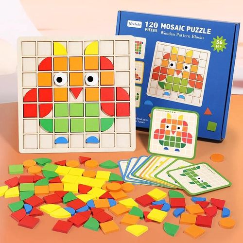 Montessori Leone Nition Puzzle Board Pour Enfants, Formation Logique, Jeu D'association, Jouets Précoces, Cadeaux Pour Enfants, Bébé--Puzzle Board