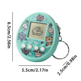 Jeu Électronique Pour Animaux De Compagnie, Tamagotchi Virtuel En Russe, Original, Allemand, Espagnol, Polonais, Animaux Numériques, Jouets Pour Enfants, Pixel--Green