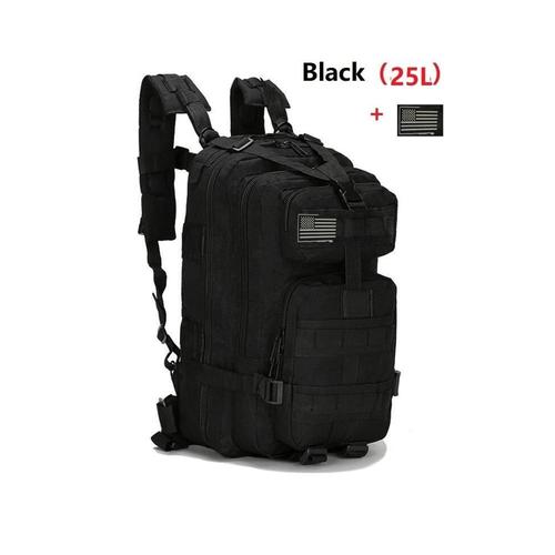 Armée militaire sac à dos tactique grand système Molle randonnée sacs à dos sacs hommes d'affaires sac à dos 25L/45L