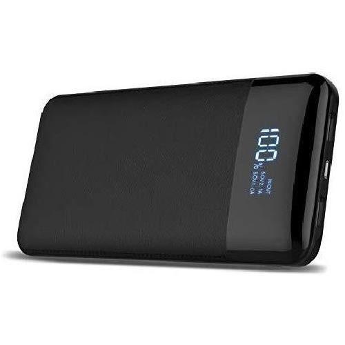 Chargeur Portable Batterie 24 000 Mah Batterie Externe Haute Capacité Avec 2 Ports Usb Compatible Avec Iphone Samsung Android.