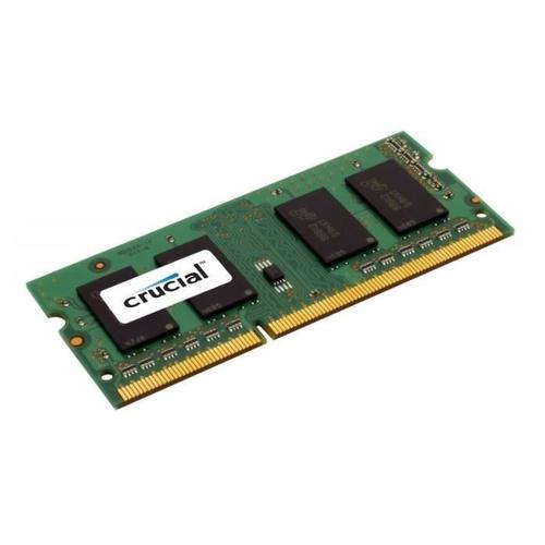 Crucial 8GB DDR3 SODIMM, 8 Go, 1 x 8 Go, DDR3, 1600 MHz, 204-pin SO-DIMM.