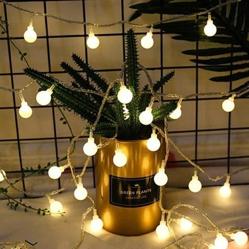 Guirlande lumineuse 100 LED 10M NOEL étanche Waterproof LED Lampes durable à suspendre Intérieur Extérieur Guirlande pour les fetes.