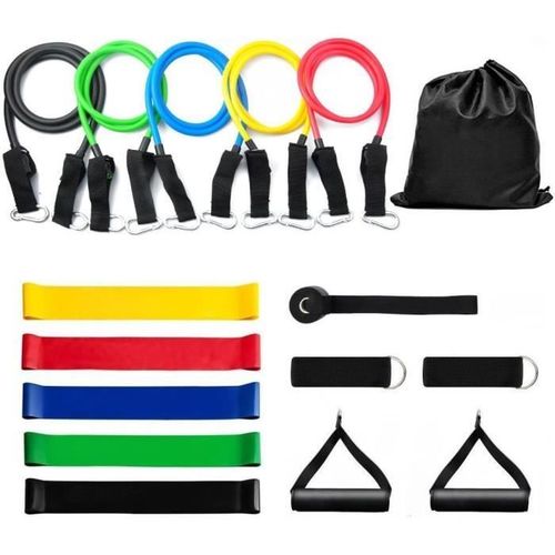 Bande De Résistance Fitness Set 16 ? Otha Kit Fitness Bande Tubes D'exercice Musculation Latex - Équipement D'exercices Pour Pilates.
