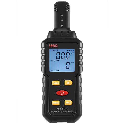 Compteur de Dosimètre de Rayonnement 3-En-1 Geiger EMF Mètre Alarme Automatique Mesure en Temps Réel Testeur de Détecteur de Rayonnement