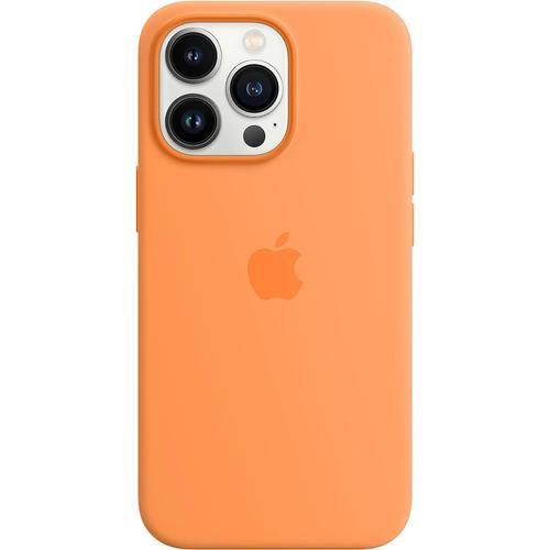Coque En Silicone Apple Avec Magsafe Pour Iphone 13 Pro Orange