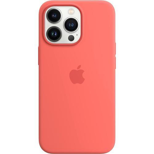 Apple Coque En Silicone Avec Magsafe Pour Iphone 13 Pro Pomelo Rose