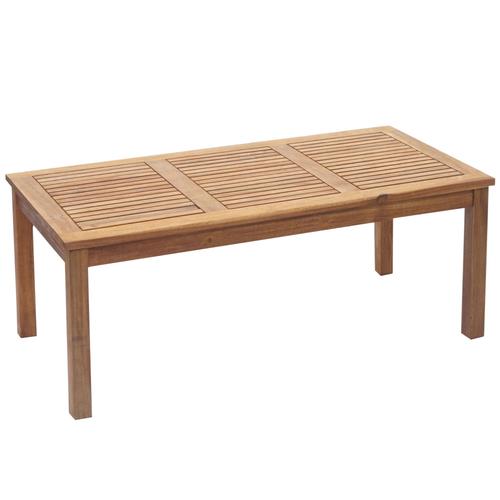 Table De Salon Hwc-E99, Table De Jardin Table D'appoint Table De Balcon, Bois Massif Acacia Certifié Mvg 100x50 Cm, Brun