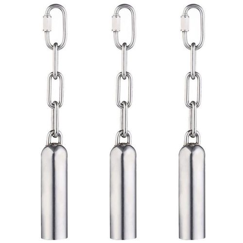 3x Cloche En Acier Inoxydable Pour Oiseaux, Cage A Oiseaux Resistante Pour Les Perroquets, Gris Africains, Mini , Petites Cacatoes