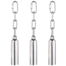 3x Cloche En Acier Inoxydable Pour Oiseaux, Cage A Oiseaux Resistante Pour Les Perroquets, Gris Africains, Mini , Petites Cacatoes
