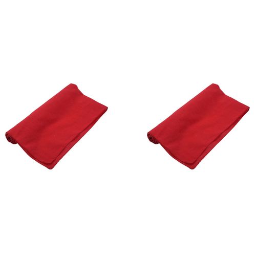 4x Fancy Bandana 100% Coton T¿ºte Cou ?Charpe Wrap Foulard Foulard 12 Couleur Couleur: Rouge