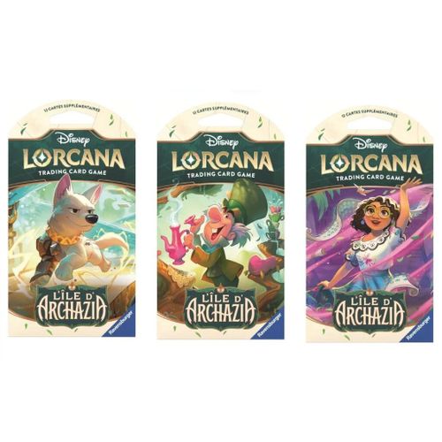 Disney Lorcana - Boosters Sleeve Unitaire - Chapitre 7 L'île D'archazia