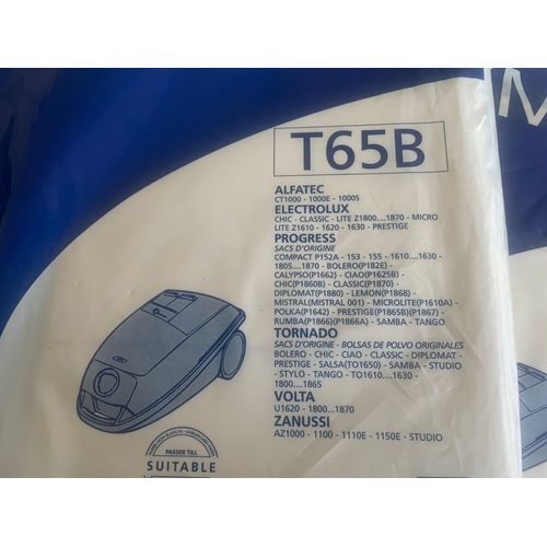 vend 14 sacs aspirateur Marque : ELECTROLUX Référence : BT65